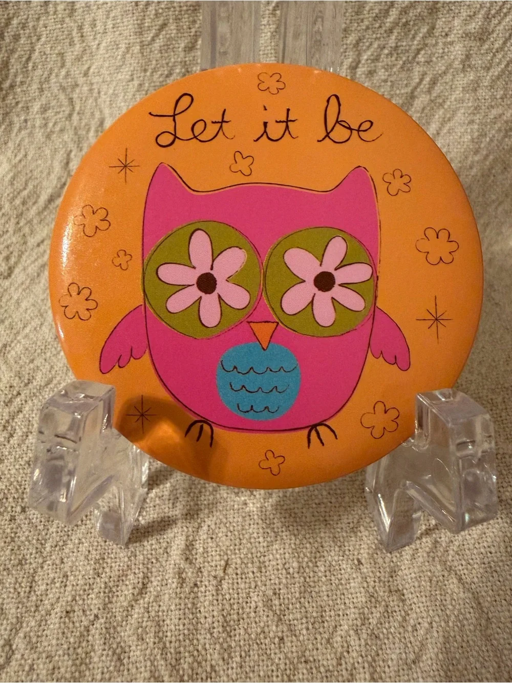 NATURAL LIFE TINY MIRROR WITH OWN TIE BAG and SMALL COIN PURSE (Not NL) - Picture 5 of 7